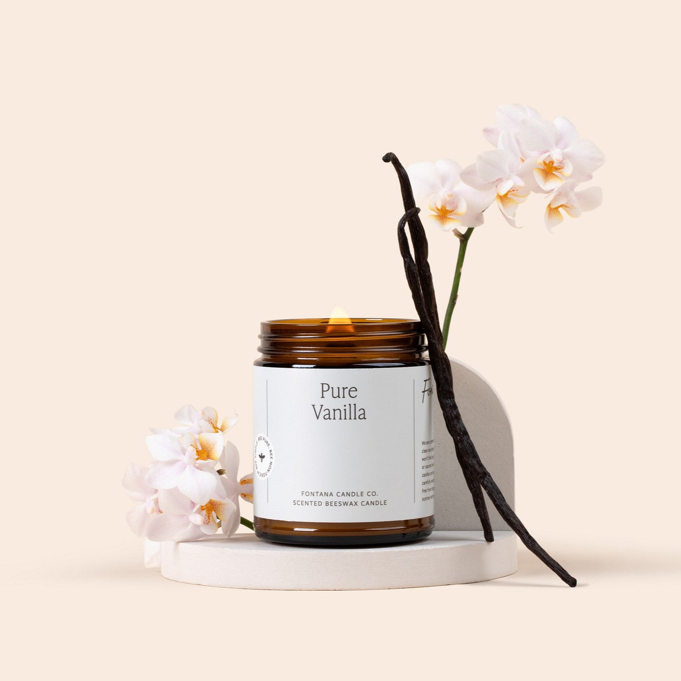 Fontana Candle Co Pure Vanilla Jar Candle
