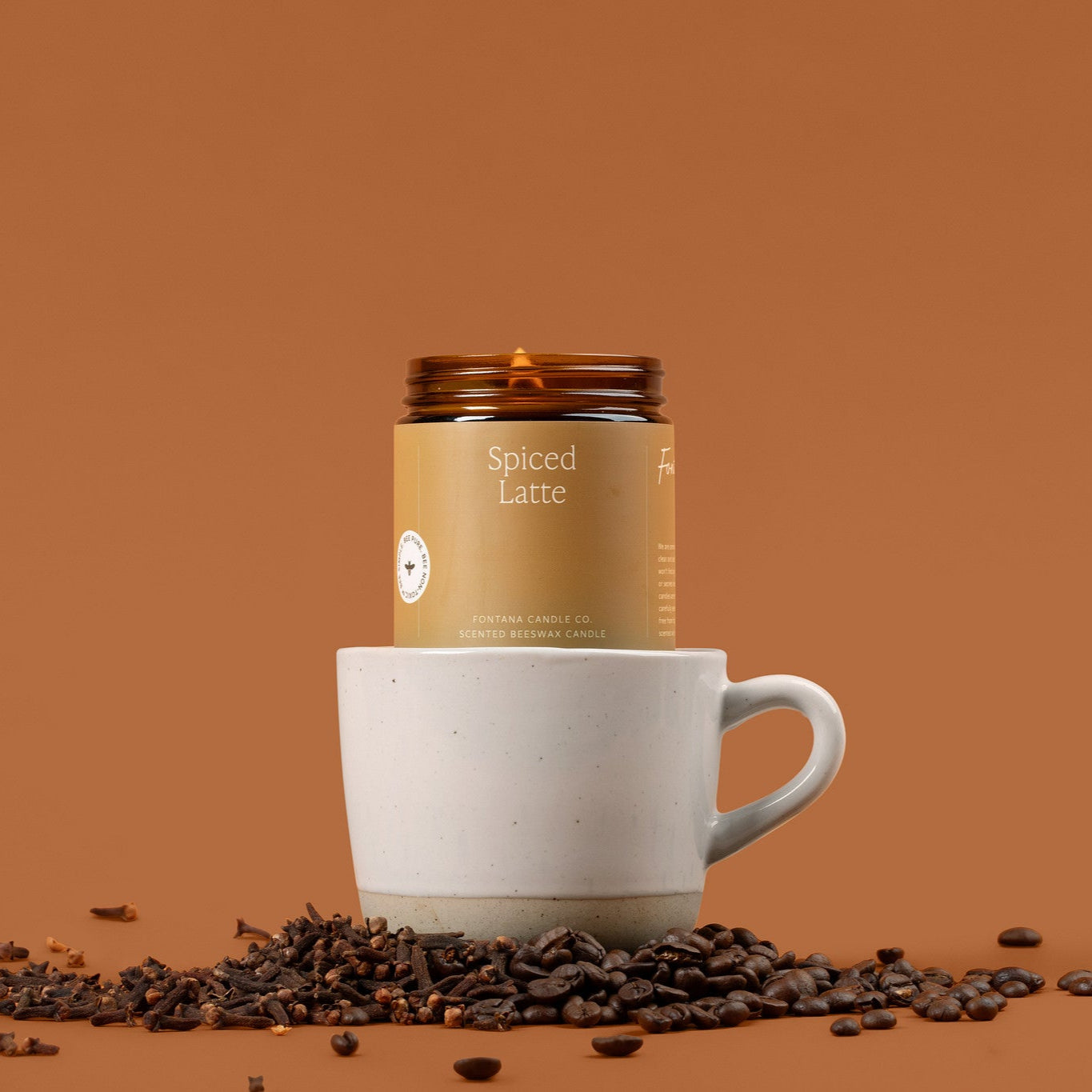 Fontana Candle Co Spiced Latte Jar Candle