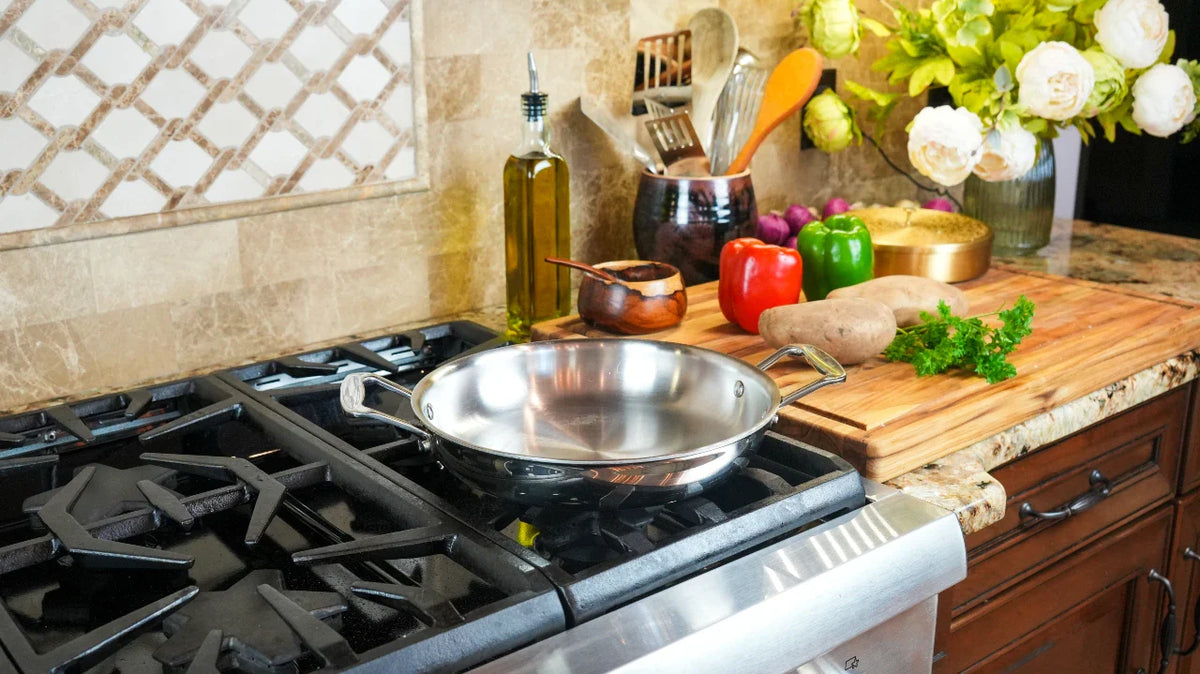 360 Cookware 10 Inch Fry Pan with Short Handles