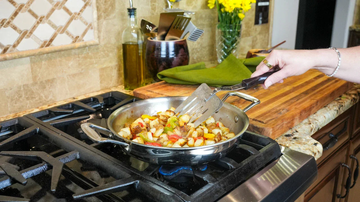 360 Cookware 10 Inch Fry Pan with Short Handles