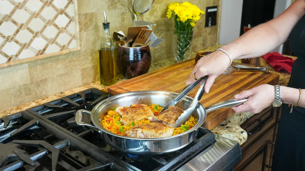 360 Cookware 3.5 Quart Sauté Pan with Cover