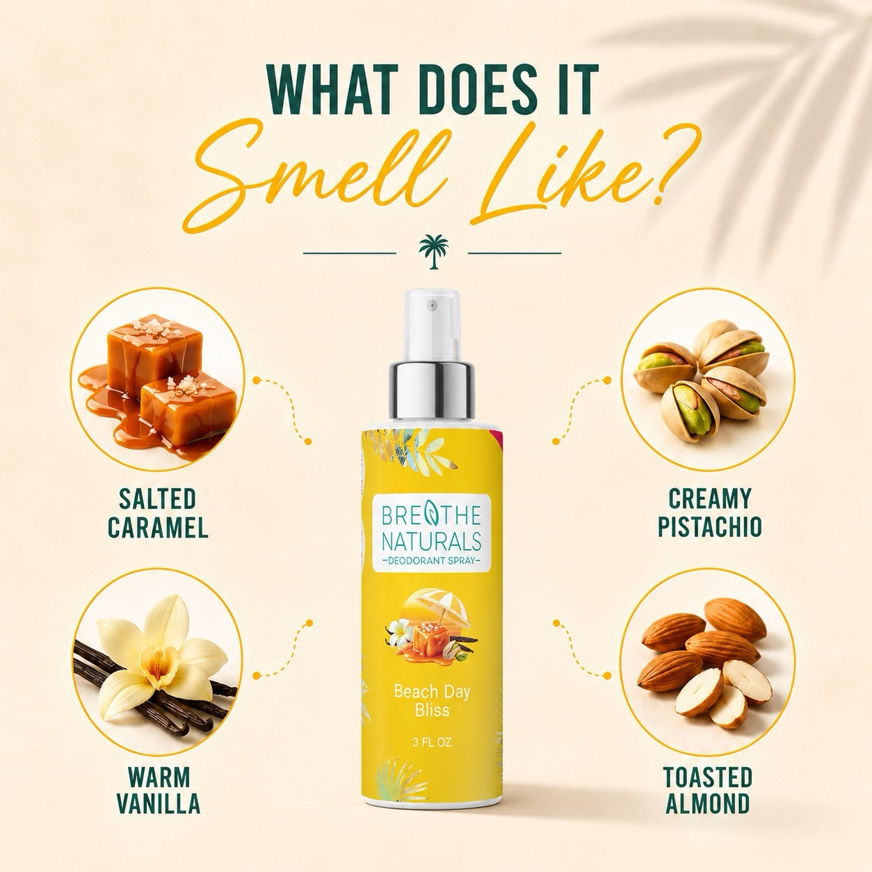Breathe Naturals Deodorant Beach Day Bliss Spray - 2 Pack