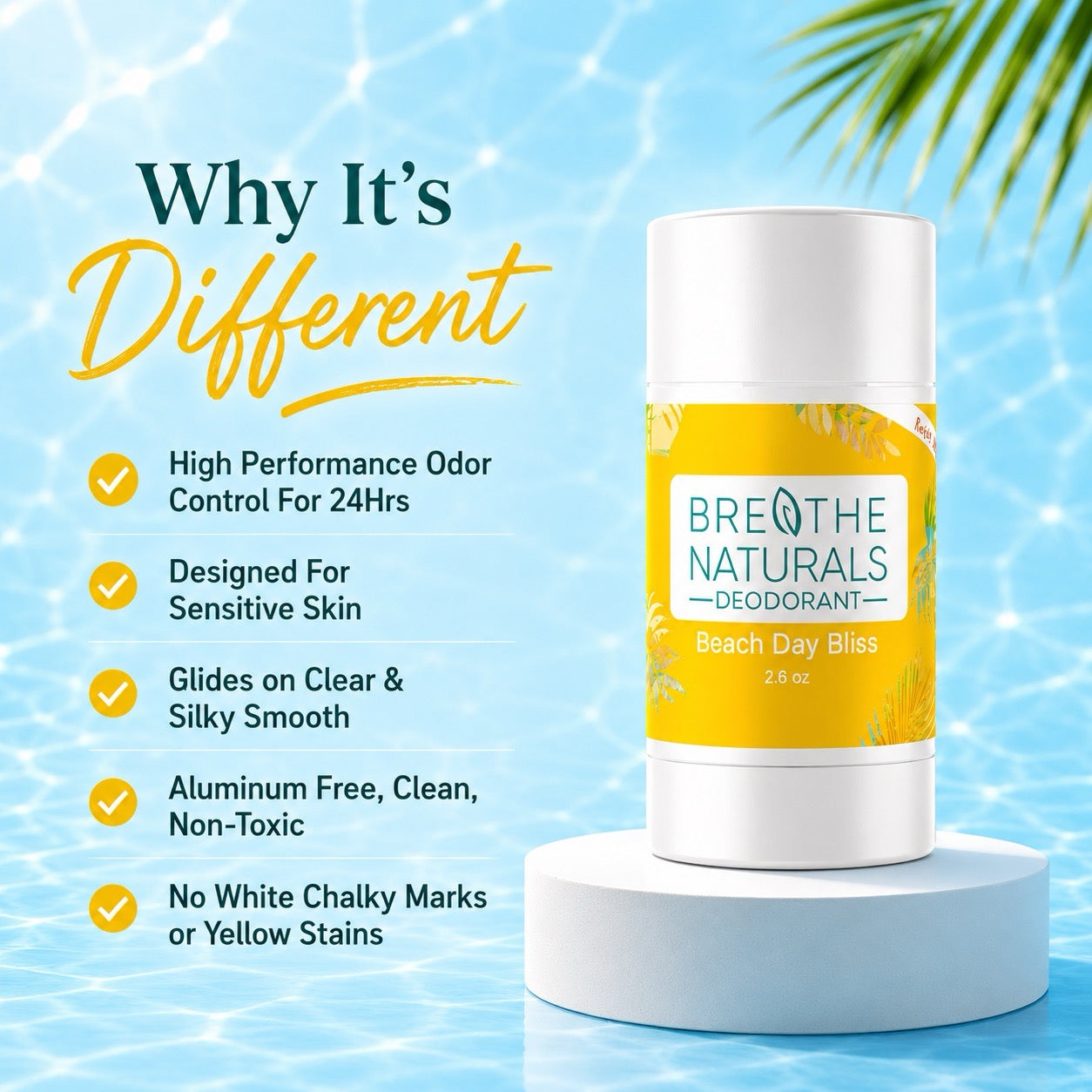Breathe Naturals Deodorant Beach Day Bliss - 2 Pack