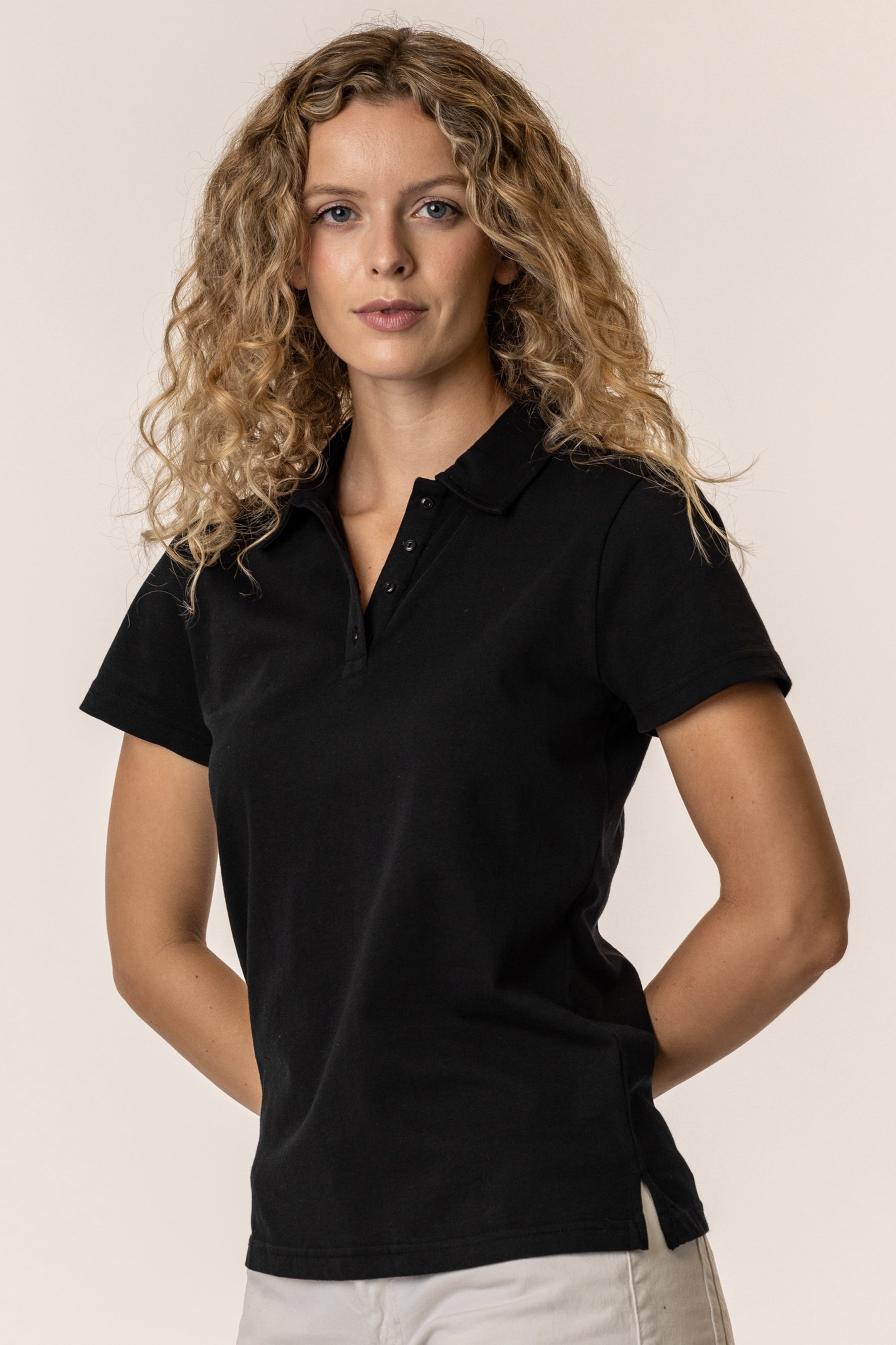 Vottera Women's Organic Cotton Polo - Slim fit