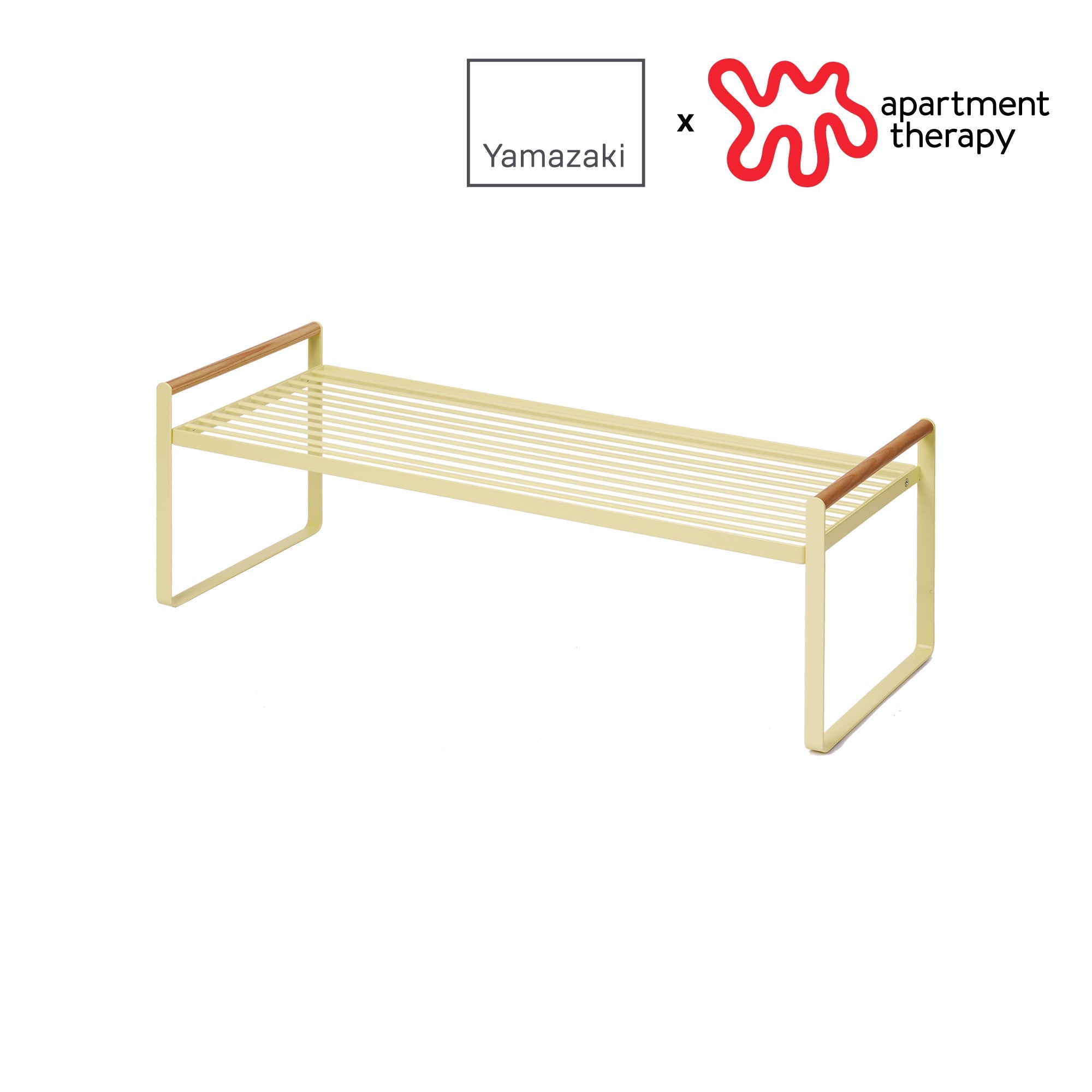 Yamazaki Home Countertop Wire Shelf - Steel + Wood