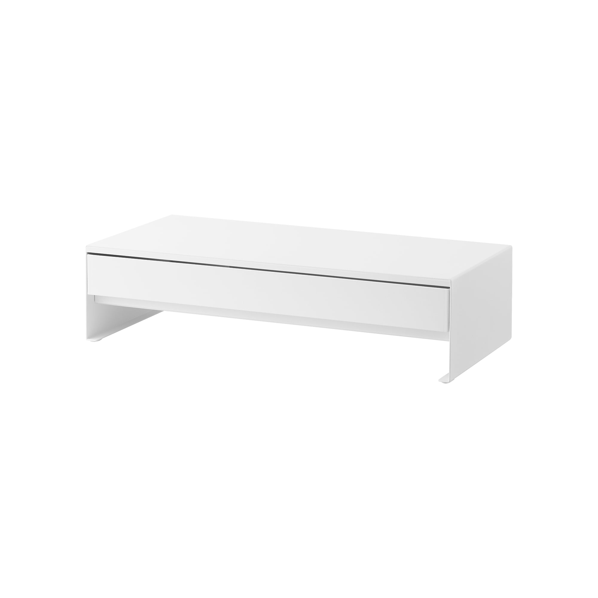 Yamazaki Home Monitor Stand With Drawer - Steel