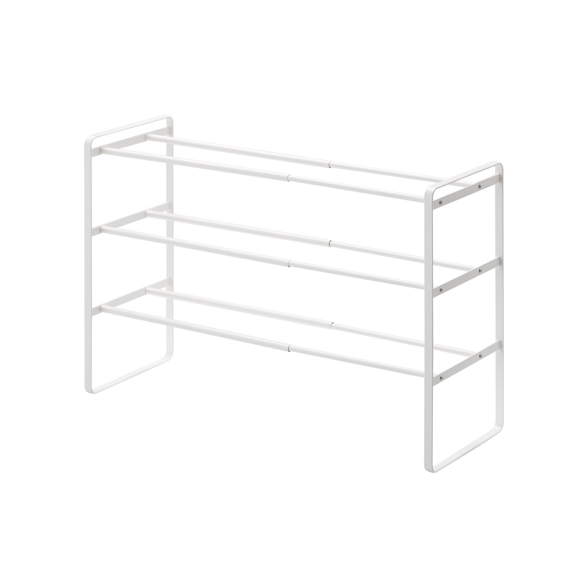 Yamazaki Home Three-Tier Expandable Shoe Rack (18" H)  - Steel