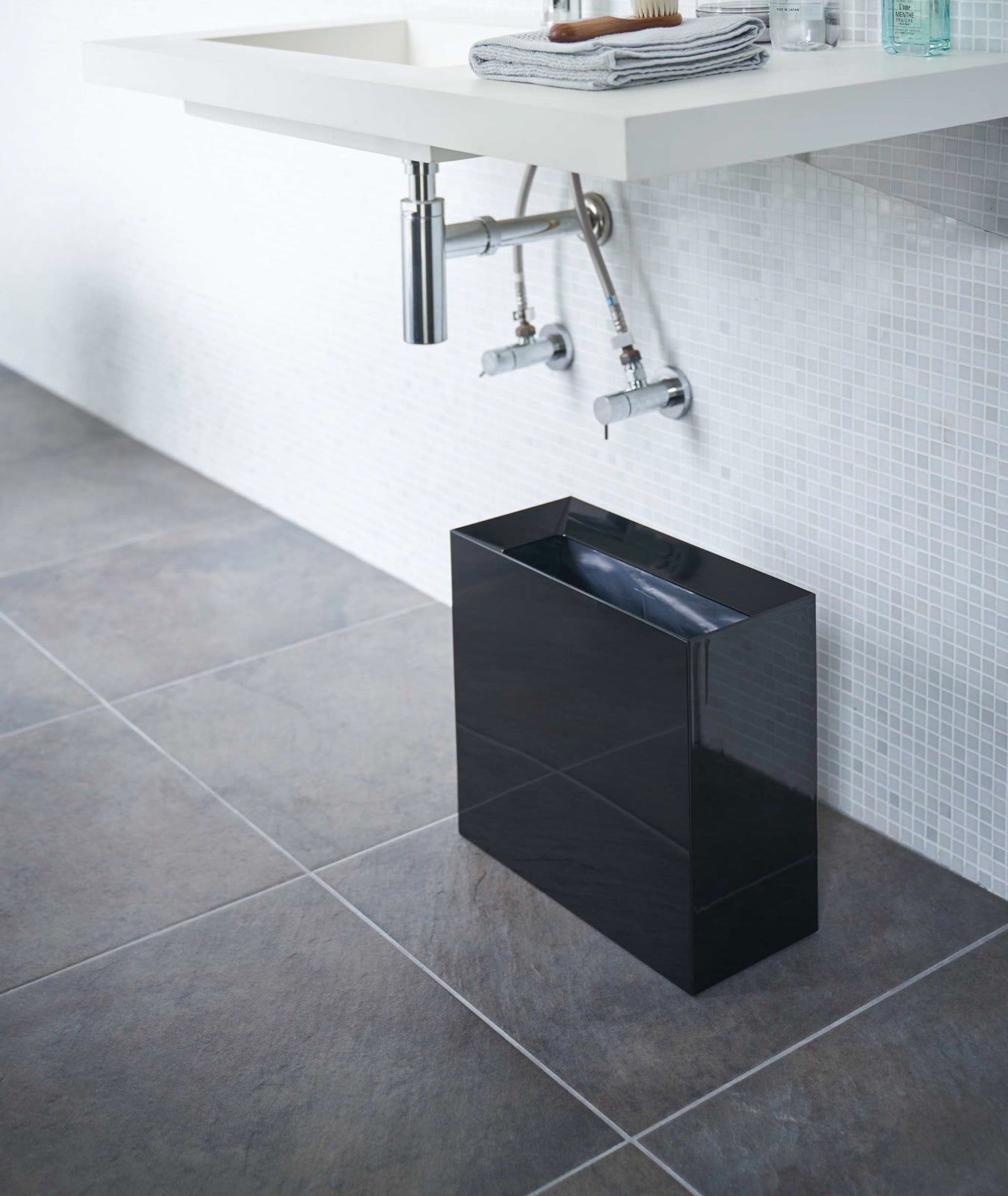 Yamazaki Home Trash Can - Wide