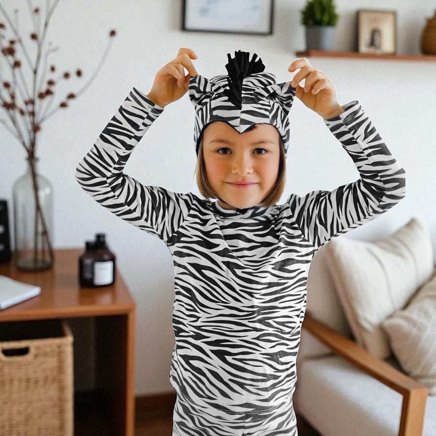 Band of the Wild Zebra Pajama Costume