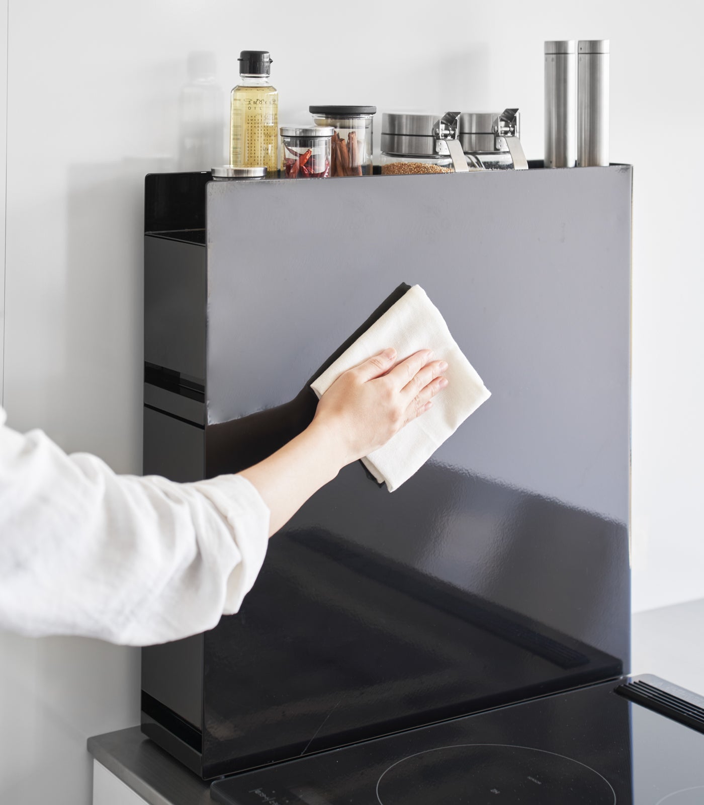 Yamazaki Home Two-Tier Sliding Drawer Seasoning Rack - Steel