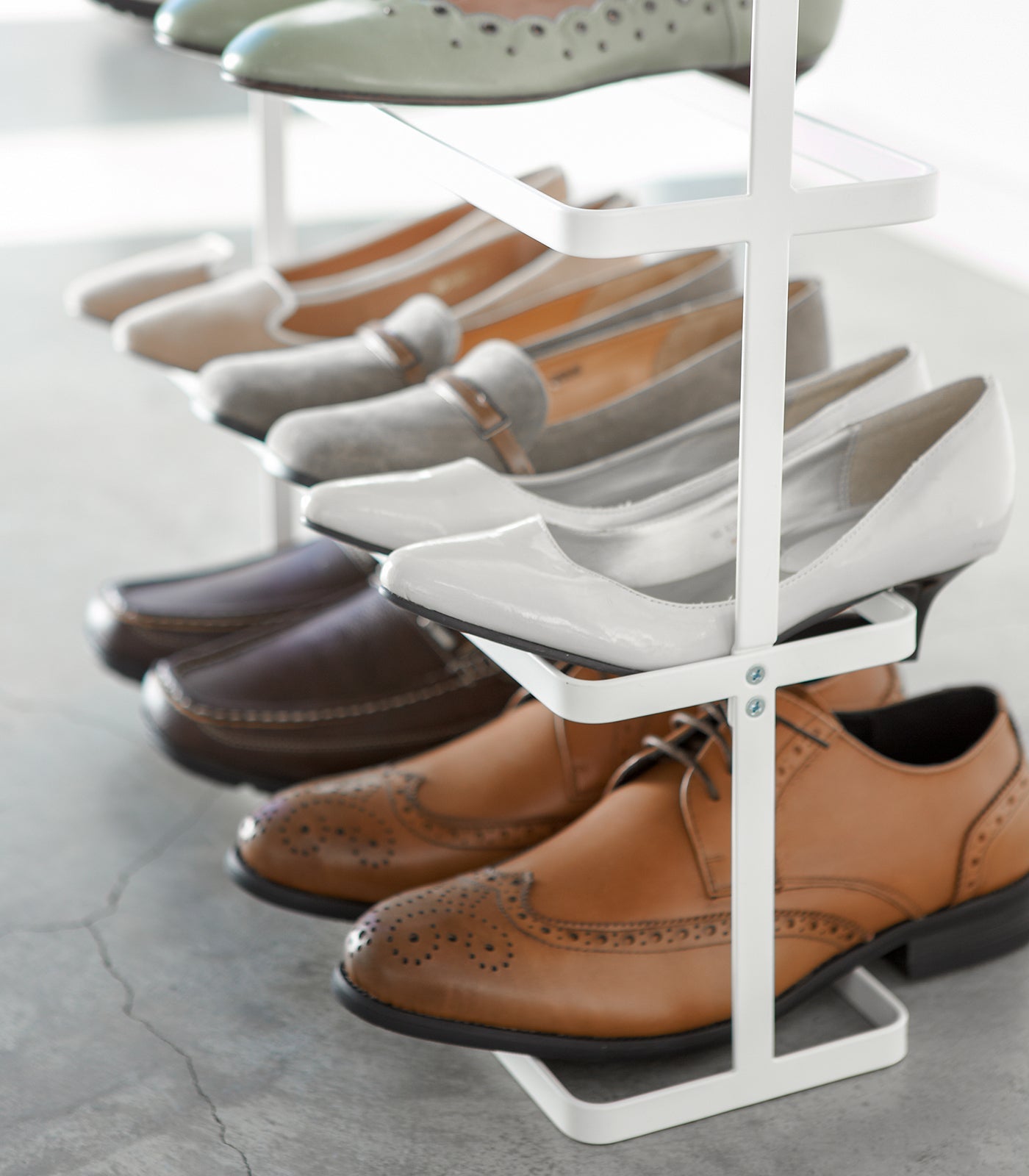 Yamazaki Home Shoe Rack (18" H)  - Steel