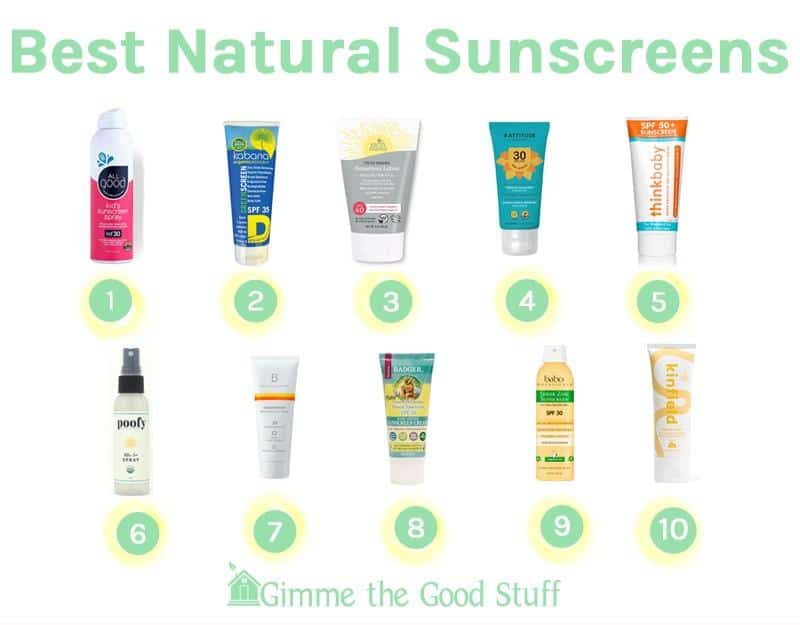 10 non-toxic sunscreen  brands