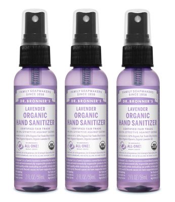 Dr Bronner’s Hand Sanitizing Spray from Gimme the Good Stuff
