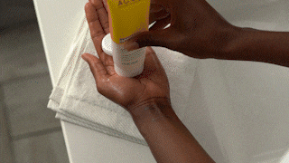 Acure Brightening Cleansing Gel from Gimme the Good Stuff gif