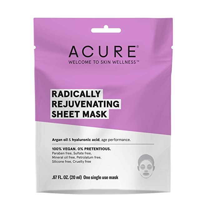 Acure Radically Rejuvenating Sheet Face Mask from Gimme the Good Stuff 001