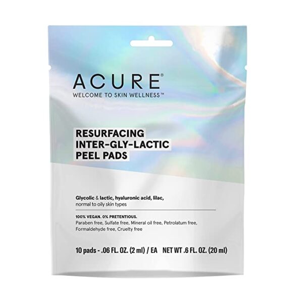 Acure Resurfacing Inter-Gly-Lactic Peel Pads 001