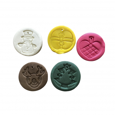 Ailefo Organic Modeling Clay - Holiday Colors from Gimme the Good Stuff 001