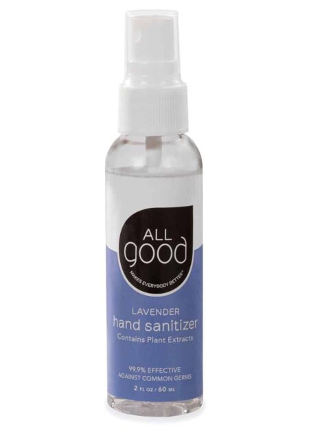 All Good Lavender Hand Sanitizer Spray from Gimme the Good Stuff