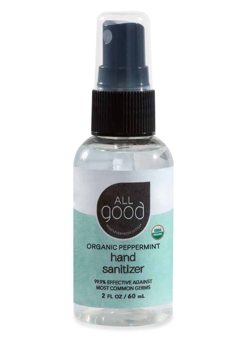 All Good Organic Hand Sanitizer from Gimme the Good Stuff