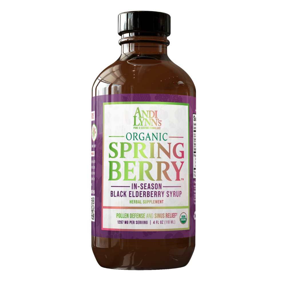 Andi Lynn SpringBerry Elderberry Syrup for Allergies from Gimme the Good Stuff