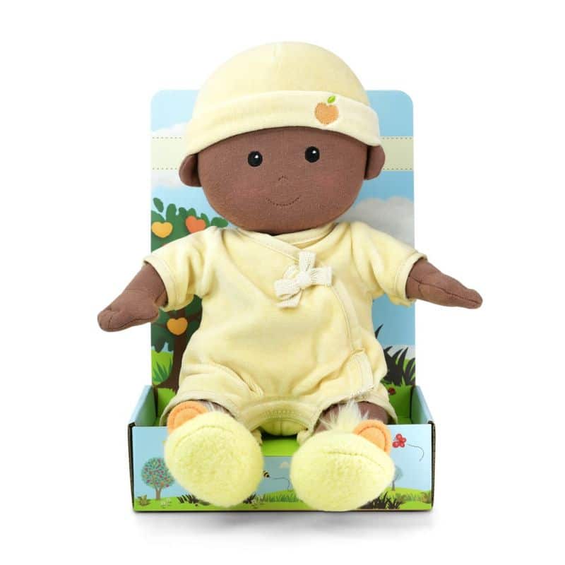 Apple Park Organic Cotton Doll - Cream Baby Boy from Gimme the Good Stuff 001