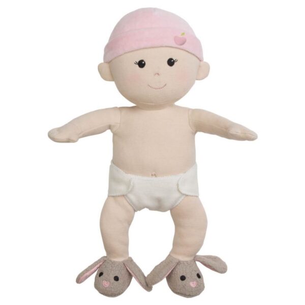 Apple Park Organic Cotton Doll Pink from Gimme the Good Stuff 002
