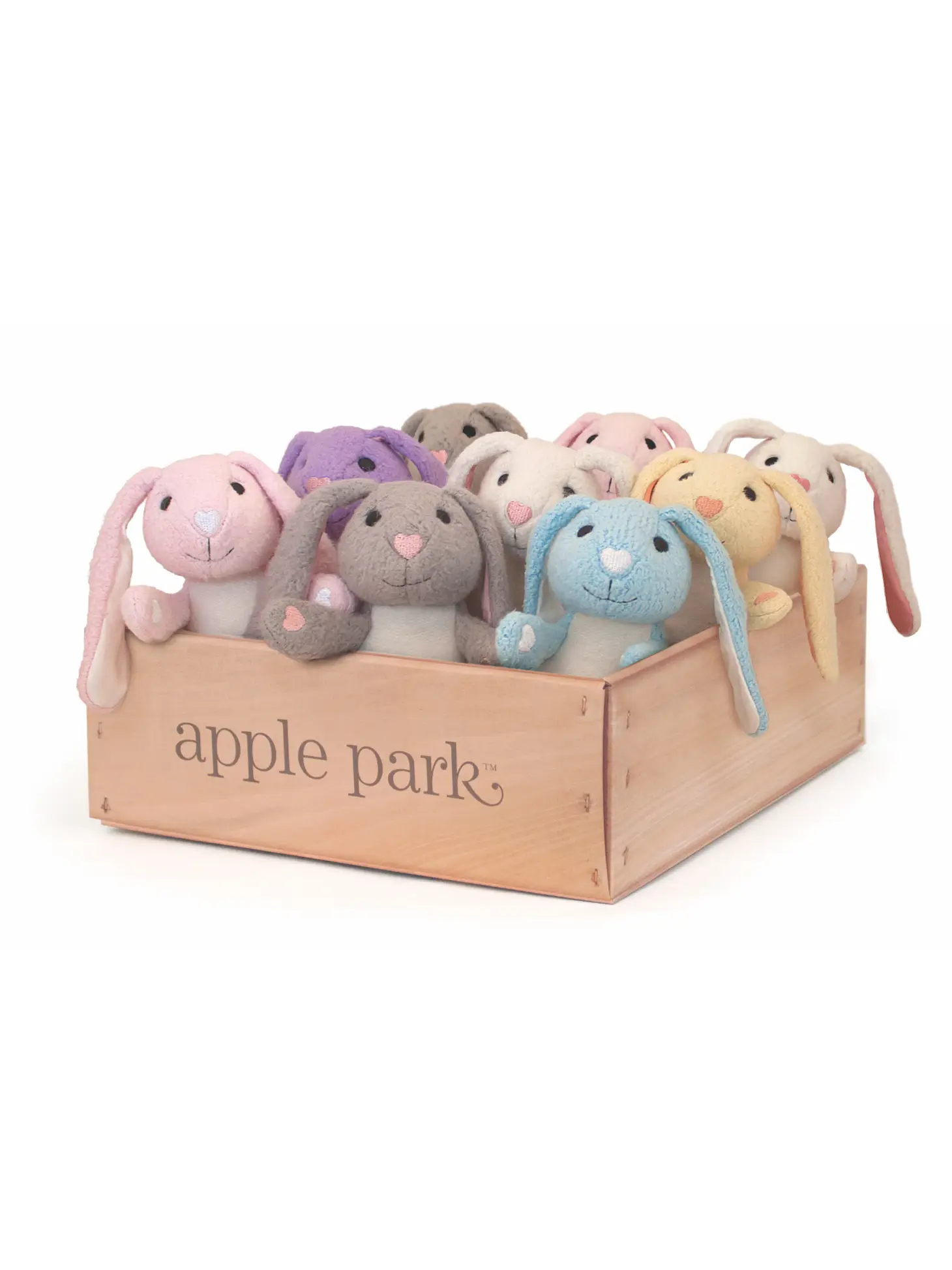 Apple Park Organic Cotton Fuzzy Bunnies from Gimme the Good Stuff