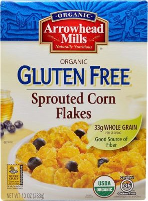 Arrowhead Mills Organic Gluten Free Sprouted Corn Flakes from Gimme the Good Stuff