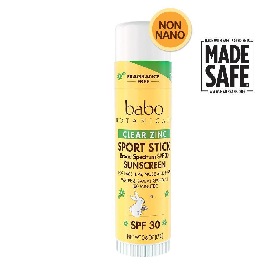 babo botanicals clear zinc sport stick