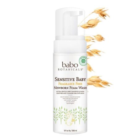 Babo Botanicals Sensitive Baby Newborn Foam Wash from Gimme the Good Stuff