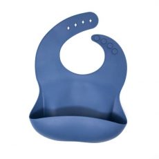 Baby Bar & Co. Silicone Baby Meal Bibs Navy from gimme the good stuff