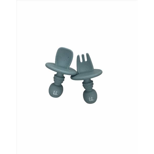 Baby Bar Silicone Toddler Spoons from Gimme the Good Stuff Sea Foam