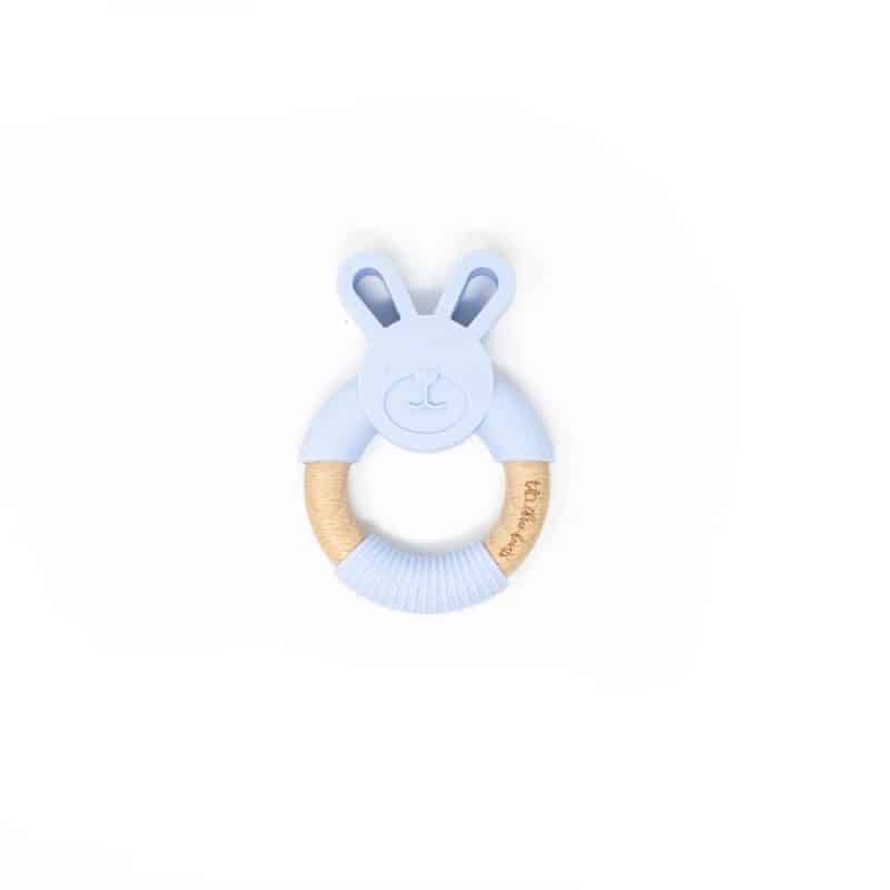Baby Bar and co Silicone Teether from Gimme the Good Stuff Baby Blue