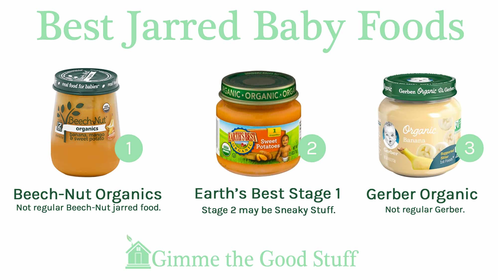 Healthy Jarred Baby Food Guide