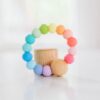 Bannor Toys Lucky Charm Silicone and Wood Teether from Gimme the Good Stuff