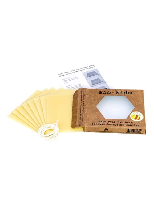 Eco-Kids Honeycomb Beeswax Candle Making Kits from Gimme the Good Stuff