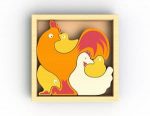 Begin Again Chicken Family Puzzle | Gimme the Good Stuff