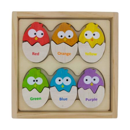 Begin Again Color 'N Eggs Bilingual Matching Puzzle from Gimme the Good Stuff
