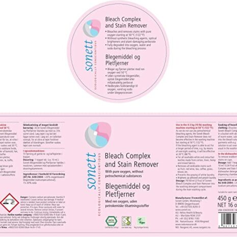 Bleach Complex & Stain Remover Label from Gimme the Good Stuff
