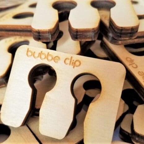 Bubbe Clip Wooden Bag Clip from Gimme the Good Stuff