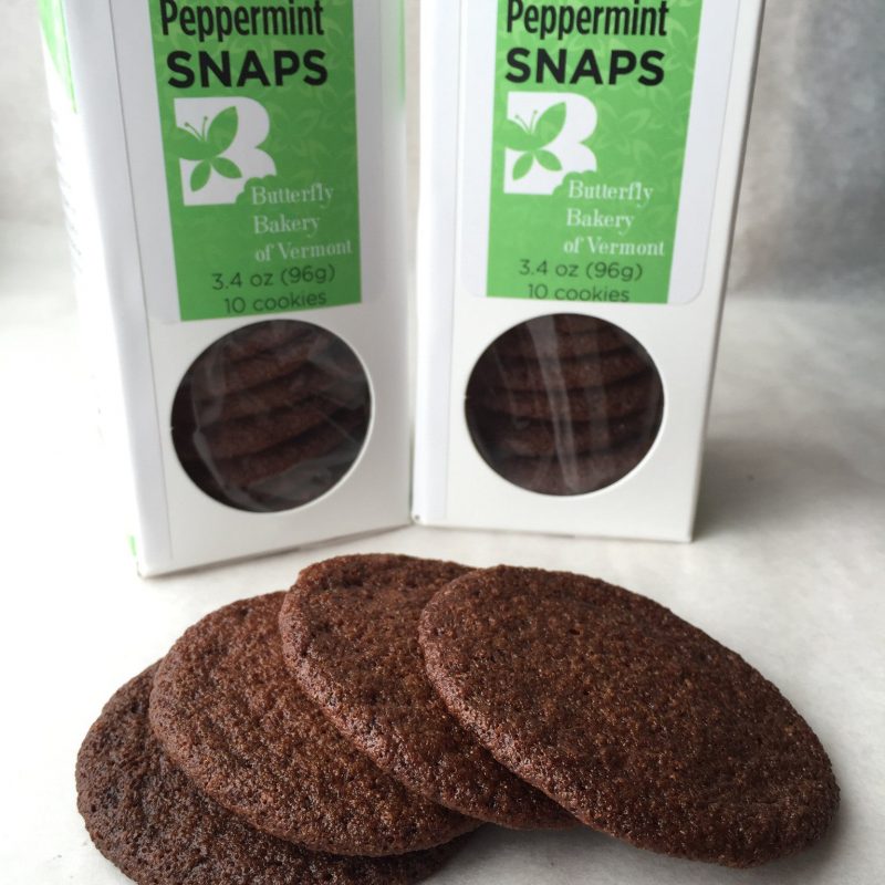 Butterfly Bakery of Vermont Organic Cookies Chocolate Peppermint Snaps from Gimme the Good Stuff