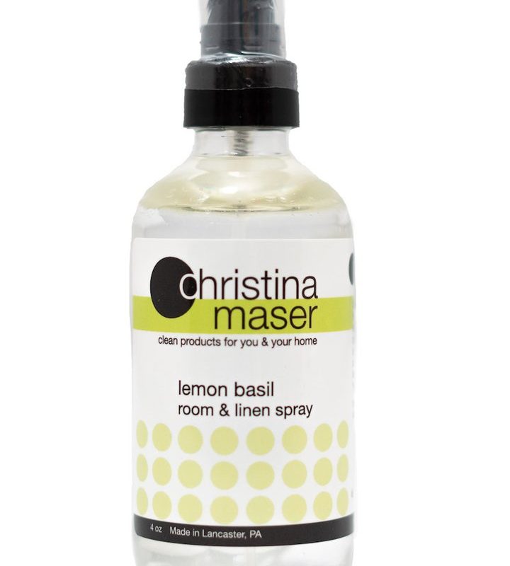 Christina Maser Lemon basil room spray from gimme the good stuff