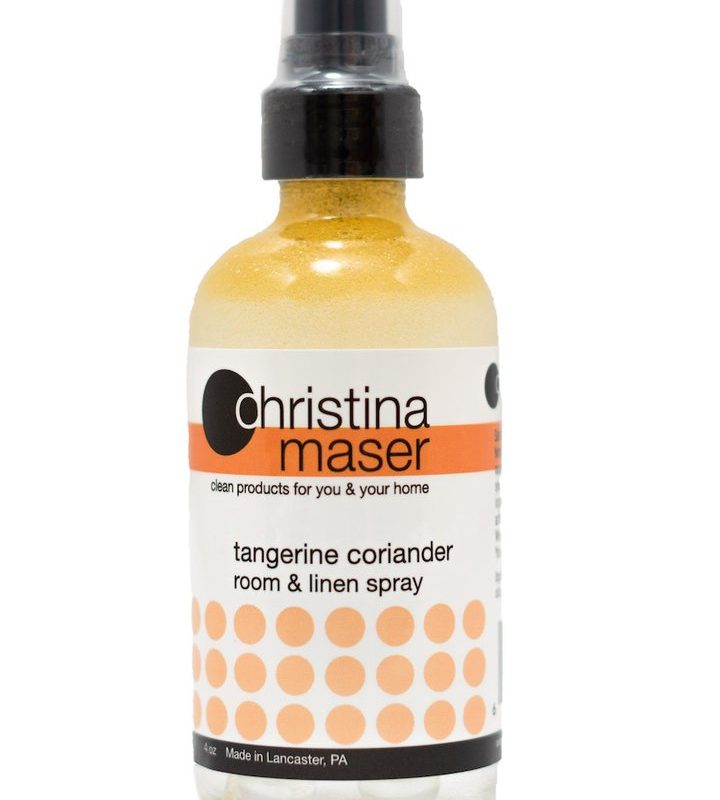 Christina Maser tangerine coriander room spray from gimme the good stuff