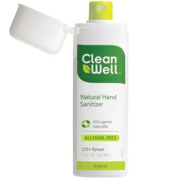 Cleanwell hand sanitizing spray