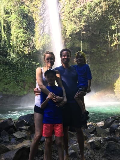 Costa Rica James Family Arenal Waterfall Gimme the Good Stuff
