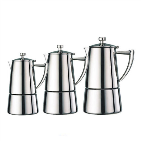 Cuisinox Roma Espresso Stainless Steel Coffeemakers from gimme the good stuff