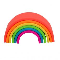 Dena Neon Rainbow Silicone Toy Set from Gimme The Good Stuff