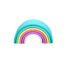 Dena Pastel Rainbow Silicone toy Set from Gimme The Good Stuff