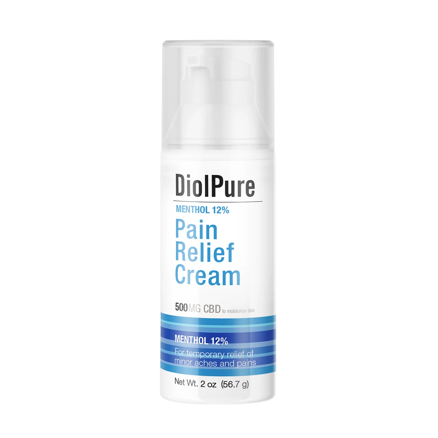 DiolPure Organic Menthol CBD Pain Relief Cream