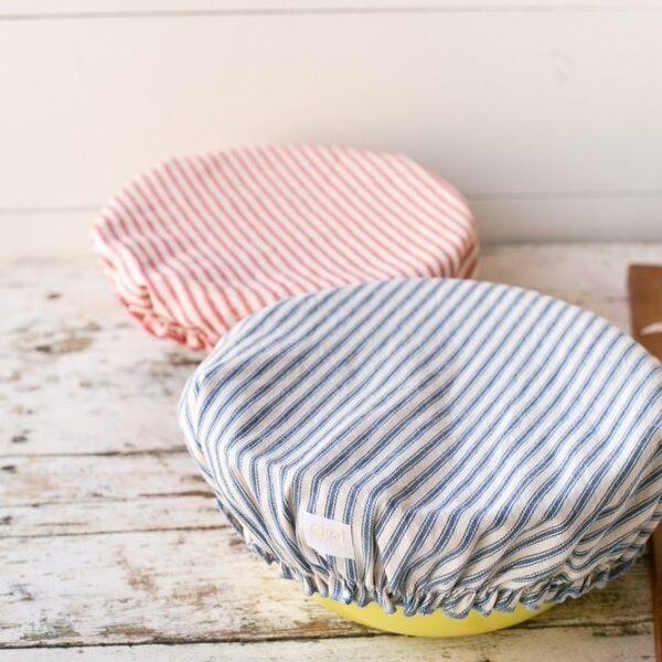 Dot and Army Cloth Bowl Covers XL from Gimme the Good Stuff